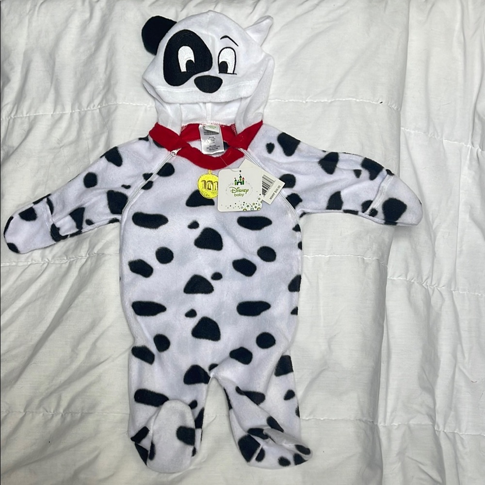 Disney 101 Dalmatians Zipper Onesie Baby Halloween Costume